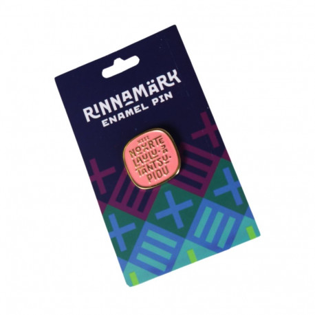 SOKISAHTEL 2023.a Noorte Laulu- ja tantsupeo PÜHA ON MAA roosa rinnamärk 425