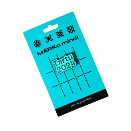 SOKISAHTEL TARTU 2024 sinine rinnamärk 425