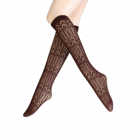 SOKISAHTEL Sarah Borghi GIULIA pruunid sädelevad põlvikud 444