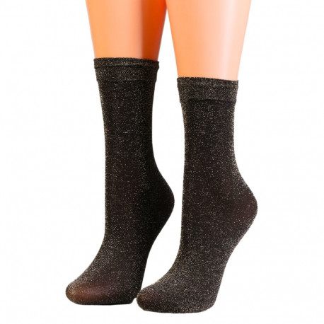 SOKISAHTEL SPARKLE kuldse sädelusega sokid 444