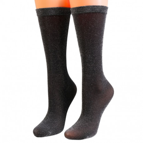 SOKISAHTEL SPARKLE hõbedase sädelusega sokid 444