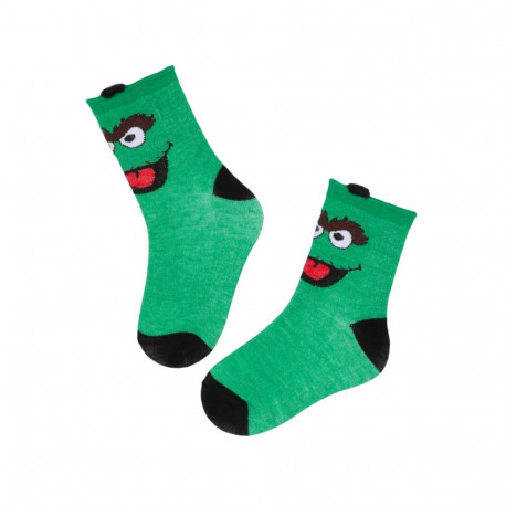 SOKISAHTEL SASSO rohelised puuvillased sokid lastele 438, 439