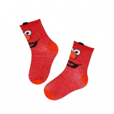 SOKISAHTEL SASSO punased puuvillased sokid lastele 438, 439