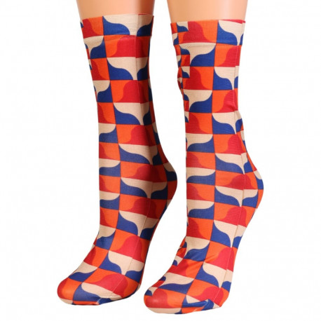 SOKISAHTEL Sarah Borghi MATHILDA õhukesed printmustriga sokid 444