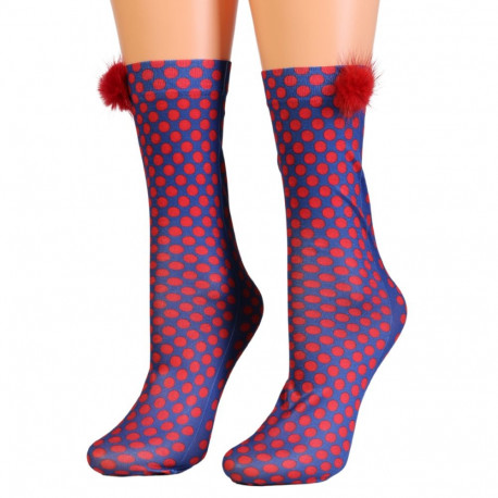 SOKISAHTEL Sarah Borghi LOUISE õhukesed printmustriga sokid 444