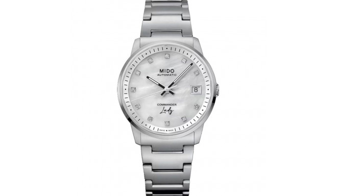 Meeste Kell Mido COMMANDER LADY Hõbedane