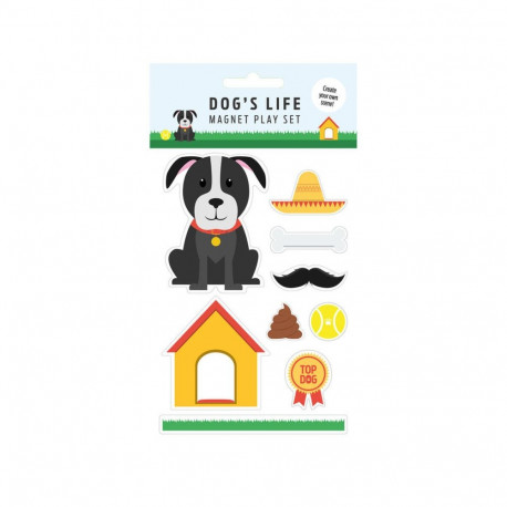 Magnetid Magnet & Steel Koer Mitmevärviline Metall 9 Tükid, osad