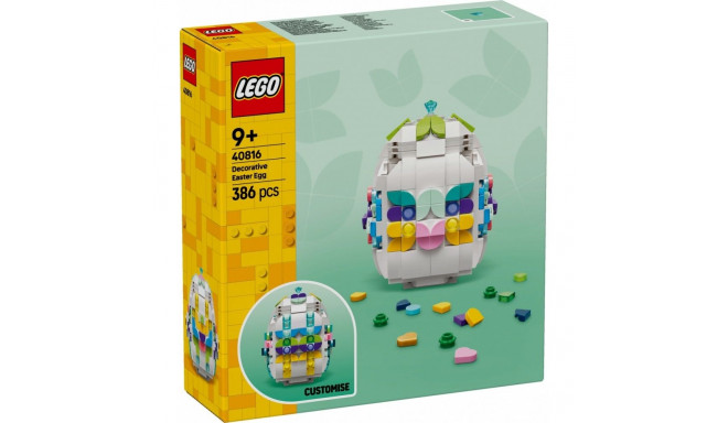 LEGO 40816 Decorative Easter Egg is a seasonal set released in early 2024 as part o