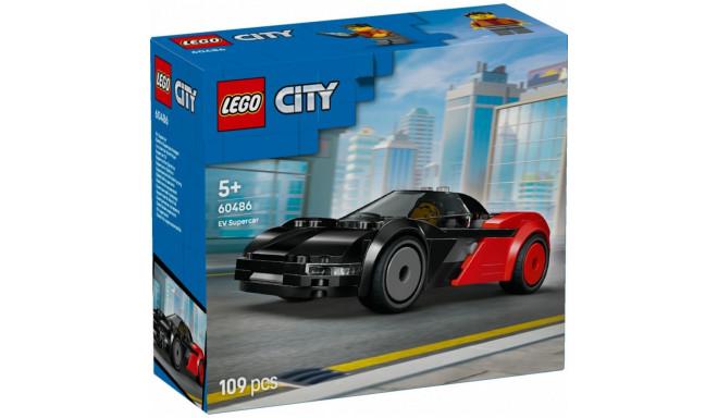 The LEGO City Electric Sports Car (60486) is a compact and stylish building set rel