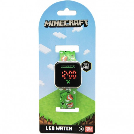 Wristwatch LED with calendar Minecraft