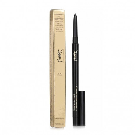 Yves Saint Laurent silmapliiats Crushliner Stylo 01 veekindel, must