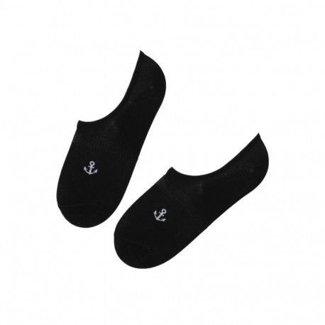 SOKISAHTEL SAIL musta värvi madalad ankruga sokid 444, 446
