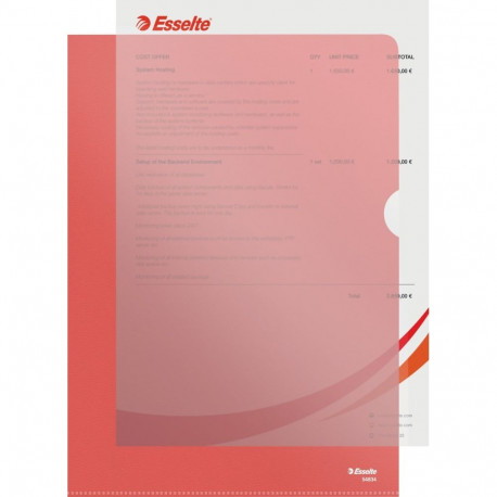 Folder Standard 115my A4 Red OP Box/100