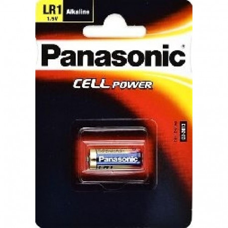Patarei Panasonic LR1/1B 1,5V ALkaline Cell Power h 30.2mm d12mm (alt.tähistus HR1/KR1/N/MN9100/UM-5