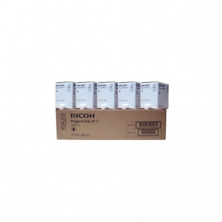 Ricoh JP-7 (817219) (5 pcs per box) Ink Cartridge, Black