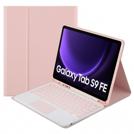 Colored case with touchpad keyboard for Samsung Galaxy Tab S9 FE 10.9 2023 SM-X510/ SM-X516/ S10 FE 