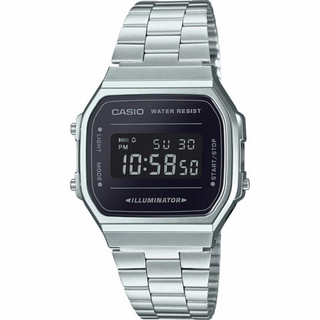 Meeste Kell Casio Must Hõbedane (Ø 36 mm)
