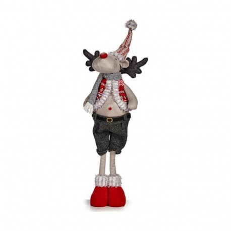 Christmas Reindeer Krist+ FG09-PX21383A Red Grey 13 x 65 x 18 cm