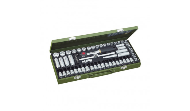 Proxxon | Socket and Ratchet Set, 3/8" | 65 pc(s)