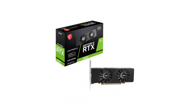 MSI GeForce RTX 3050 LP E 6G OC | NVIDIA | 6 GB | GeForce RTX 3050 | GDDR6 | HDMI-pordid 2 | PCI Exp