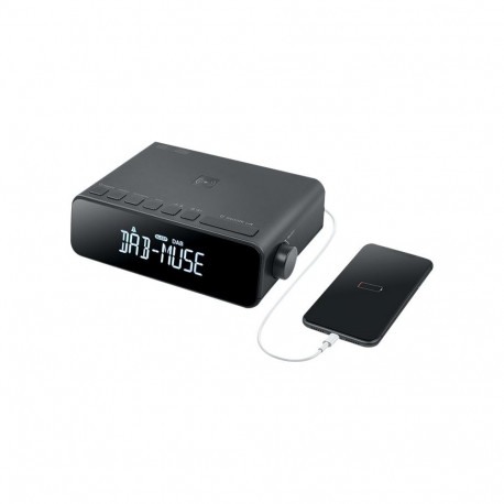 Muse DAB+/FM RDS raadio M-175 DBI äratusfunktsiooniga AUX-sisend must