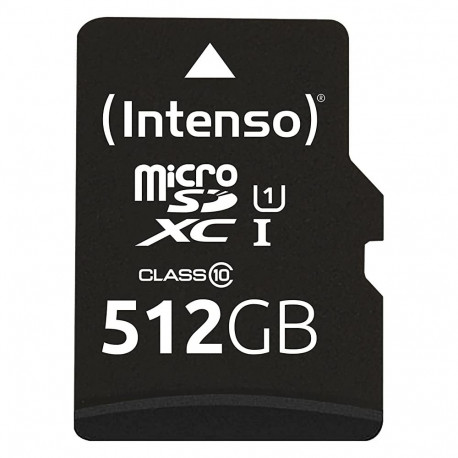 Intenso UHS-I Performance 512 GB microSDXC, memory card (black, UHS-I U1, Class 10)