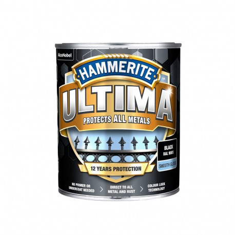PAINT ULTIMA SMOOTH BLACK 0.7L
