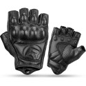 Rockbros Rockbros 16220006002 M leather motorcycle gloves - black