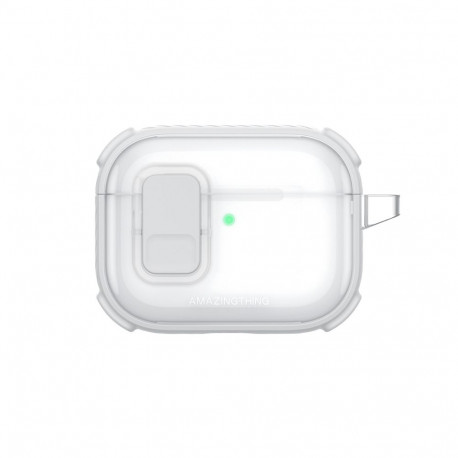 AmazingThing Titan Pro Mag Case Clear for AirPods Pro 3 - White