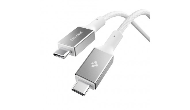 Spigen Essential EB10015CC USB-C / USB-C 100W 150cm Cable - White