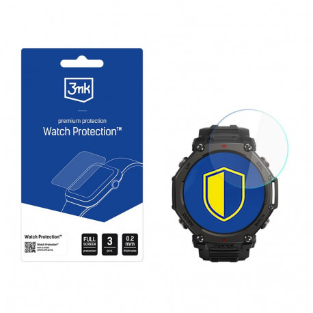 Hybrid glass for the display of the smartwatch 3mk Watch Protection FlexibleGlass for Amazfit T-Rex 