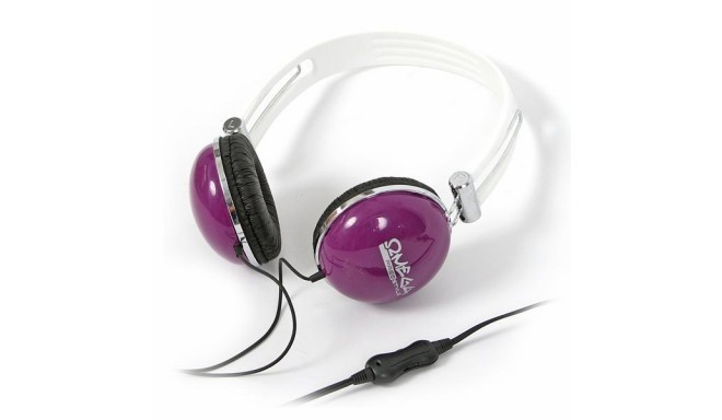 Omega Freestyle наушники + микрофон FH0900, сиреневый