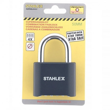 Tabalukk Stahlex 50mm koodiga