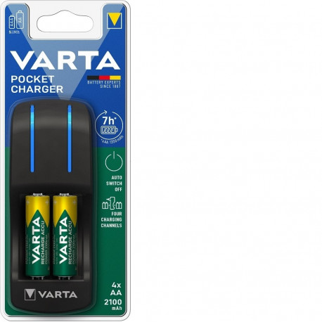 Akupatarei laadija Varta 57642 AA-AAA NiMH akudega