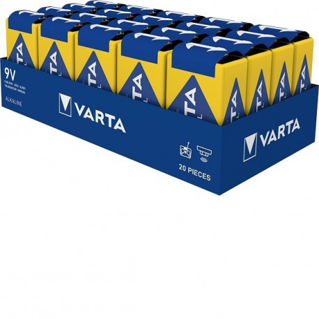 Patareid Varta Industrial 4022 9V 6LR61 MN1604