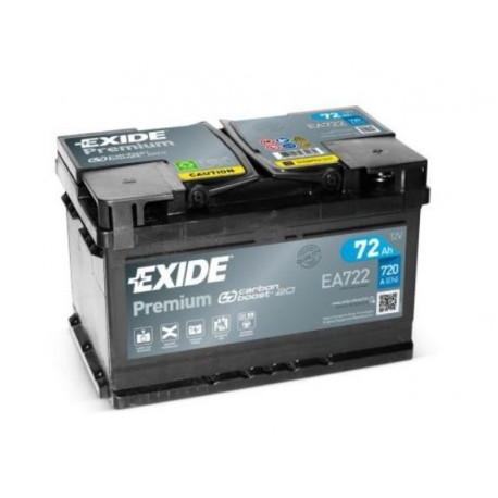 Aku Exide Premium  72Ah720A 278x175x175 -+