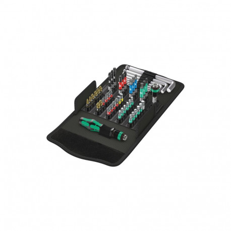 Wera Kraftform Kompakt 100 kruvikeerajate komplekt – 52-osaline, Rapidaptor ja BiTorsion