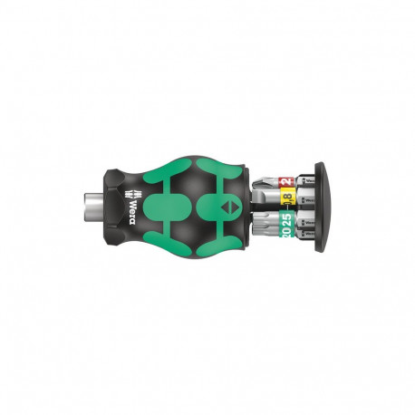 Wera Kraftform Kompakt mini kruvikeeraja, 6x PH, TORX, otsakud