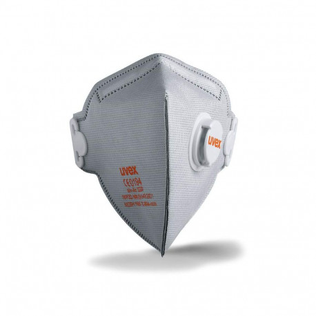 Uvex silv-Air classic 3220 FFP2 foldable respiratory mask – exhalation valve, active carbon layer, s