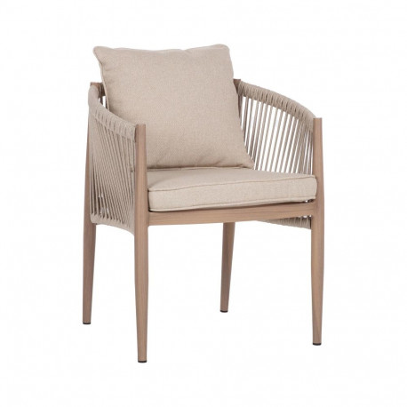Chair MEDINA 61,5x62,5xH74cm, beige