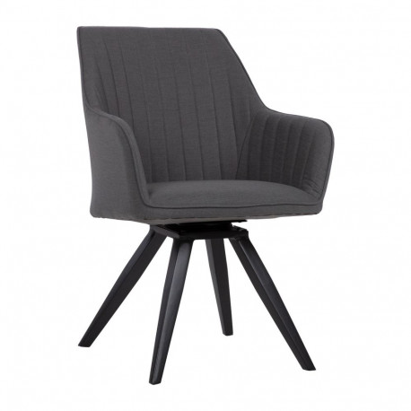 Chair TOMSON swivel, grey