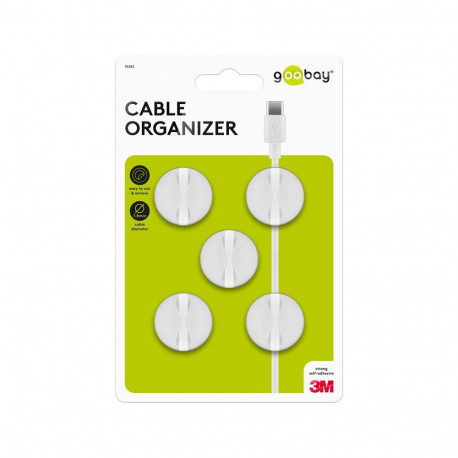 Goobay Cable Management 1 Slot, White white