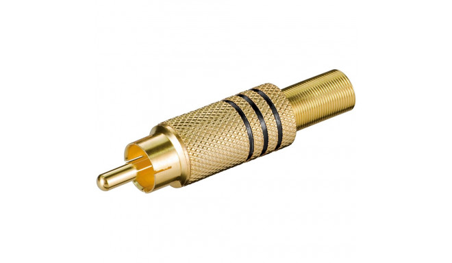 Goobay RCA must pistik (10 tk)
