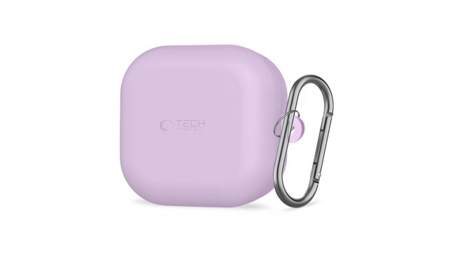 Tech-Protect kaitseümbris Silicone Hook Samsung Galaxy Buds 4/4 Pro, lavender