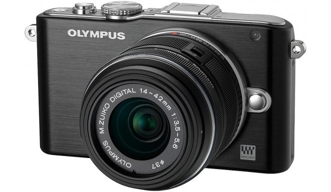 Olympus PEN Lite E-PL3 + 14-42 мм Kit черный