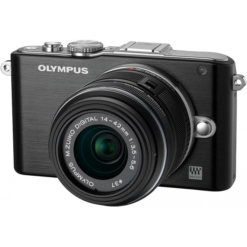 Olympus PEN Lite E-PL3 + 14-42mm Kit, black - Mirrorless cameras