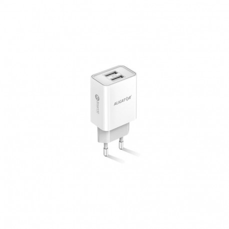 Aligator CHA0041 mobile device charger Universal White AC Fast charging Indoor