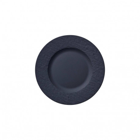 Villeroy &amp; Boch Manufacture Rock Dinner plate Round Porcelain Black 6 pc(s)