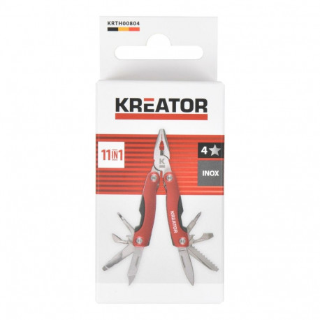 Multi purpose tool 11-in-1 small, KREATOR, KRTH00804, Cutting Length: 35 mm, Blade Thickness: 1.20 m