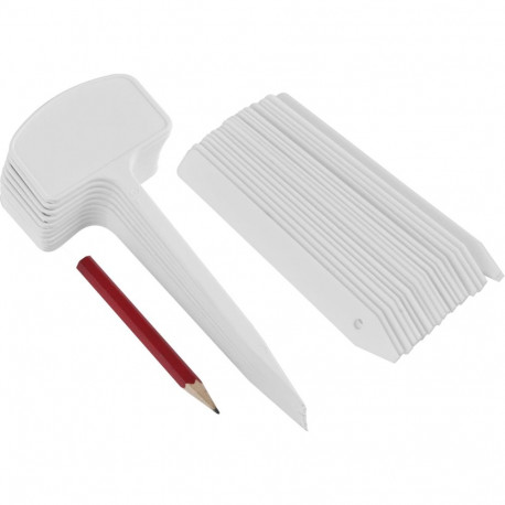 Plastic Plant Tags BIOOGROD 720901 30 pcs. + Pencil